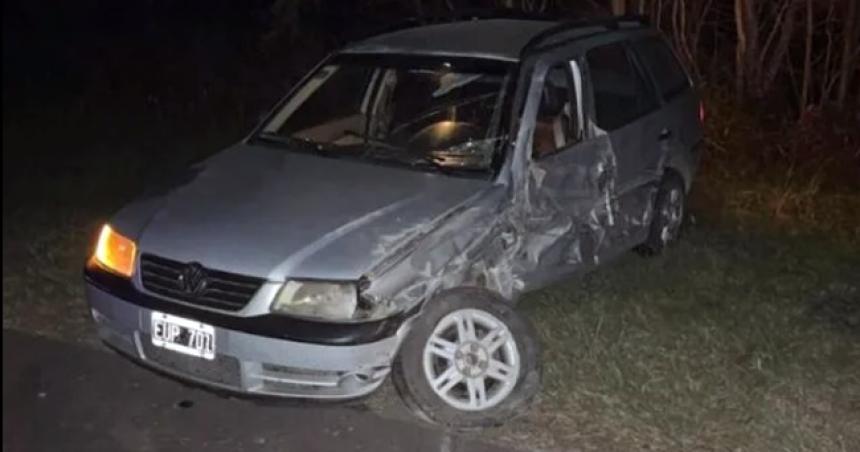 Un auto y un camioacuten chocaron en la Ruta Provincial 7