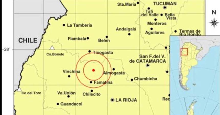 Fuerte temblor en La Rioja- se sintioacute en otras provincias