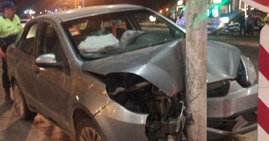 Un menor herido en un choque en Circunvalacioacuten e Illia