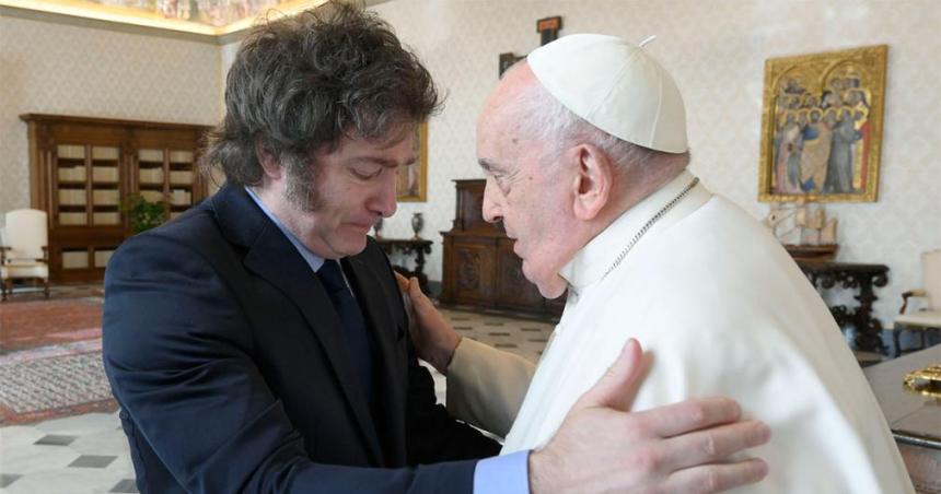 Milei habloacute de la promesa que le hizo al Papa- Creo que le cumpliacute