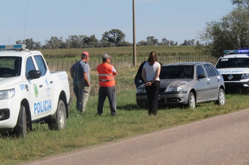 Dos menores robaron un auto en Castex y los capturaron en la Ruta 102