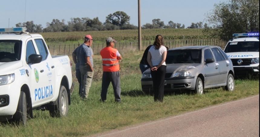 Dos menores robaron un auto en Castex y los capturaron en la Ruta 102