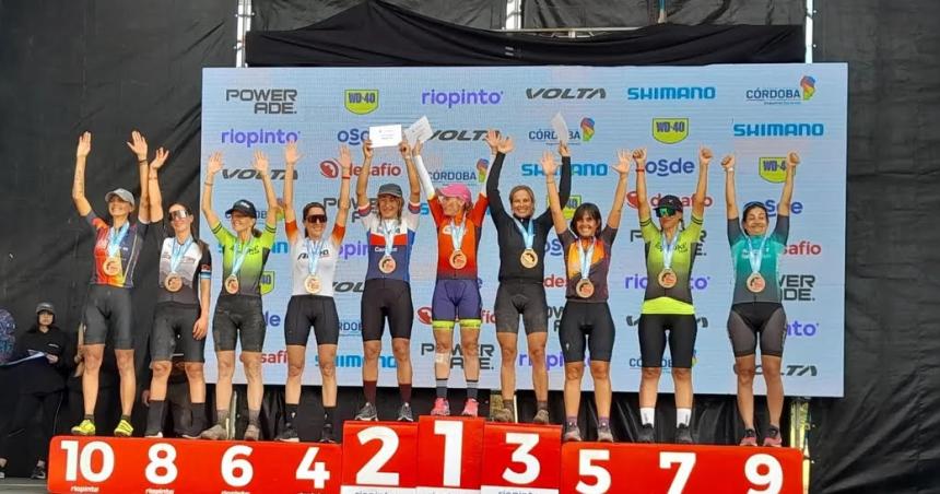 Podios pampeanos en Coacuterdoba