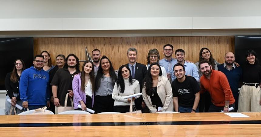 Asumieron cuatro consejeros superiores de Franja Morada