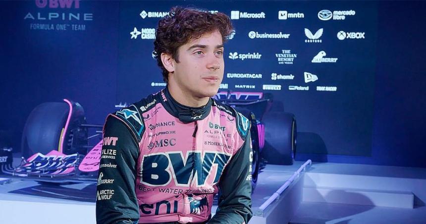Franco Colapinto volveraacute a correr en la Foacutermula 1 y debutaraacute con Alpine en Imola