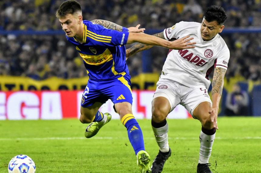 En un clima caliente Boca le ganoacute por penales a Lanuacutes