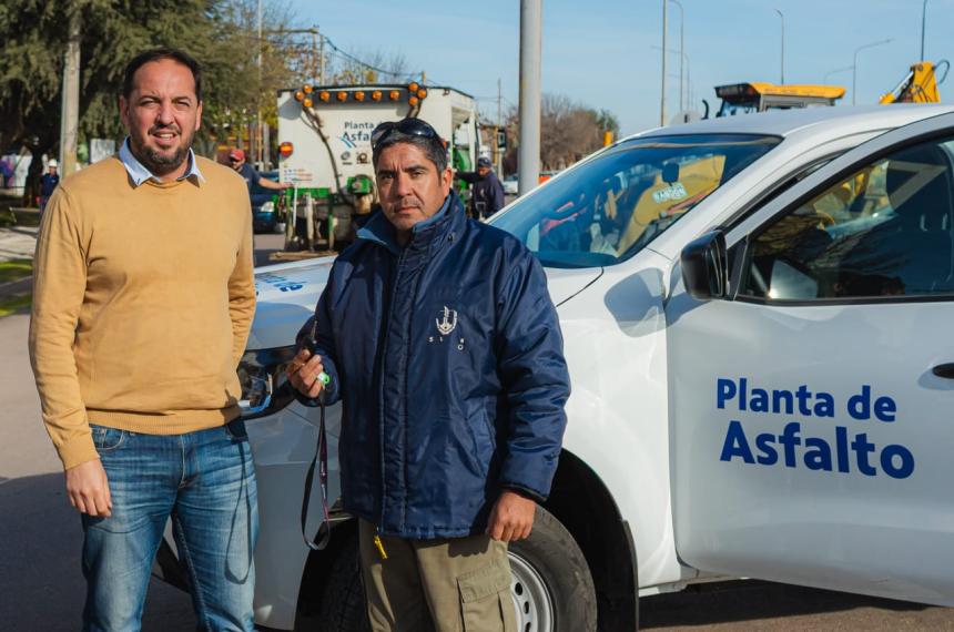 Nueva camioneta para la planta de asfalto