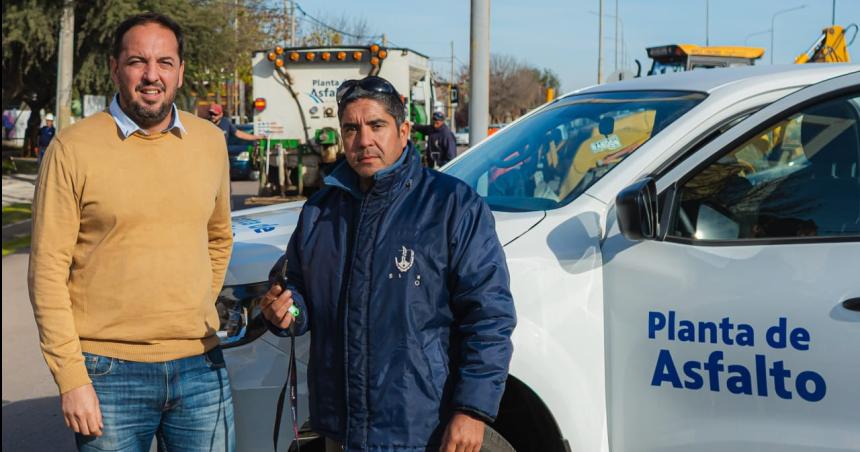 Nueva camioneta para la planta de asfalto