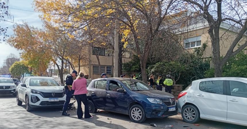 Otros tres accidentes en Santa Rosa entre ellos un fuerte choque en cadena