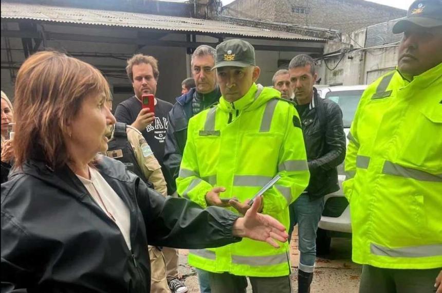 Patricia Bullrich en Zaacuterate- Hoy el objetivo es que nadie sufra maacutes