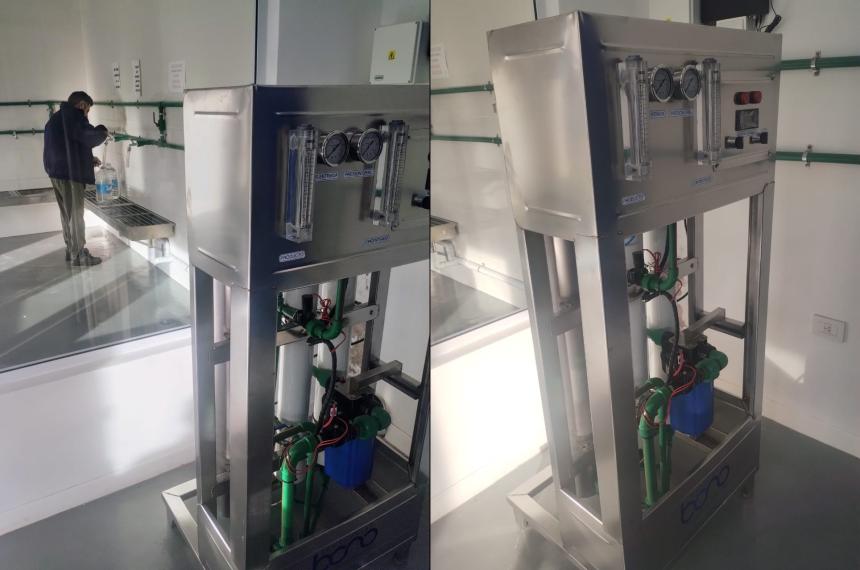 Hilario Lagos produciraacute agua potable por oacutesmosis inversa
