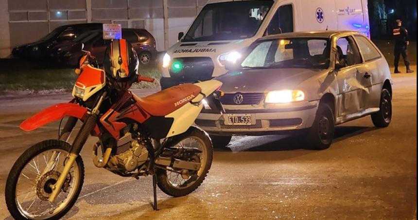 Motociclista herido tras un choque en General Pico