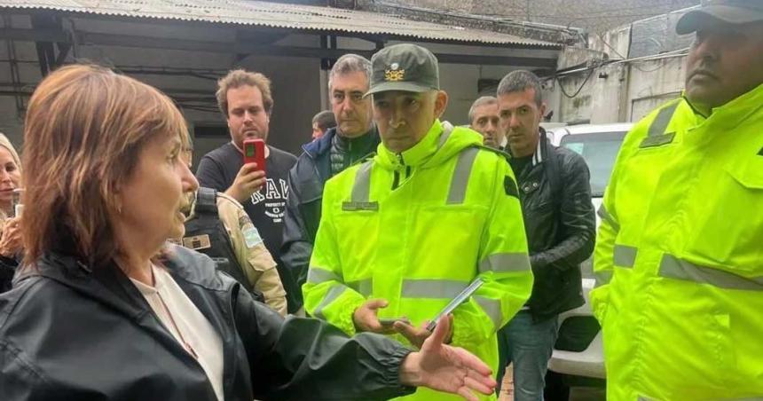 Patricia Bullrich en Zaacuterate- Hoy el objetivo es que nadie sufra maacutes