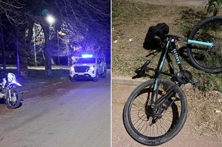 Roboacute en una casa de Pico escapoacute de la policiacutea en bici y finalmente se entregoacute