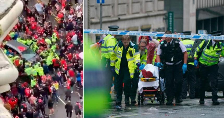 Impactante video- un hombre atropelloacute a hinchas del Liverpool durante los festejos por la Premier League