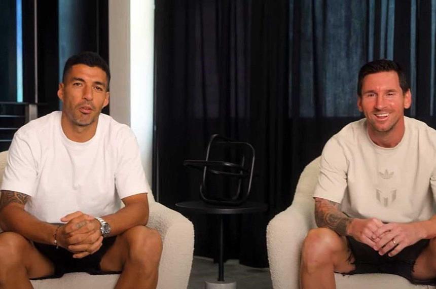 Luis Suaacuterez y Lionel Messi fundaron un club que competiraacute en Uruguay