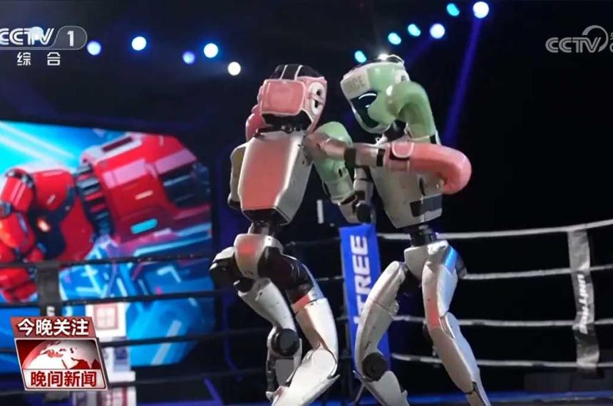 China celebra el primer campeonato de boxeo con robots