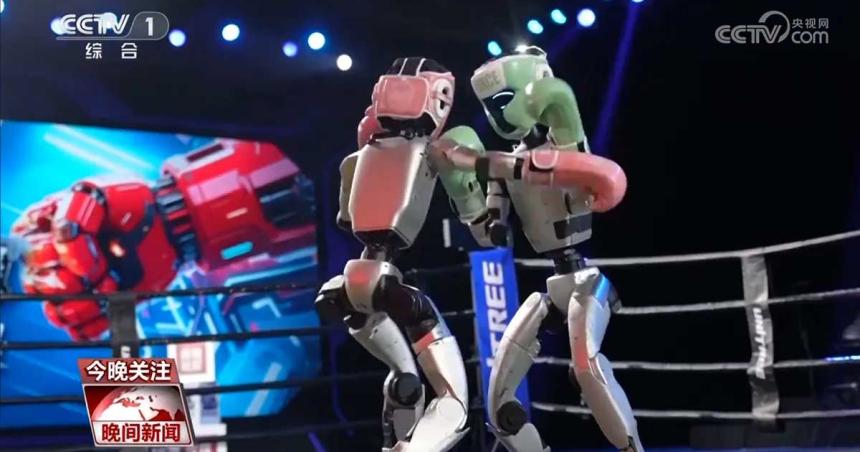 China celebra el primer campeonato de boxeo con robots