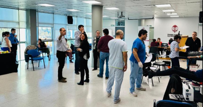 Campantildea de donacioacuten de sangre en el Centro Judicial