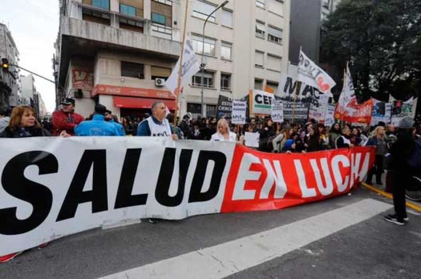 Hospital Garrahan- residentes siguen sin recibir una propuesta del Gobierno y mantienen el paro