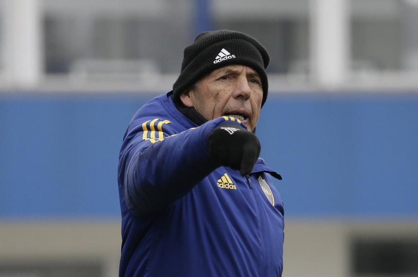 Primera praacutectica de Russo en Boca