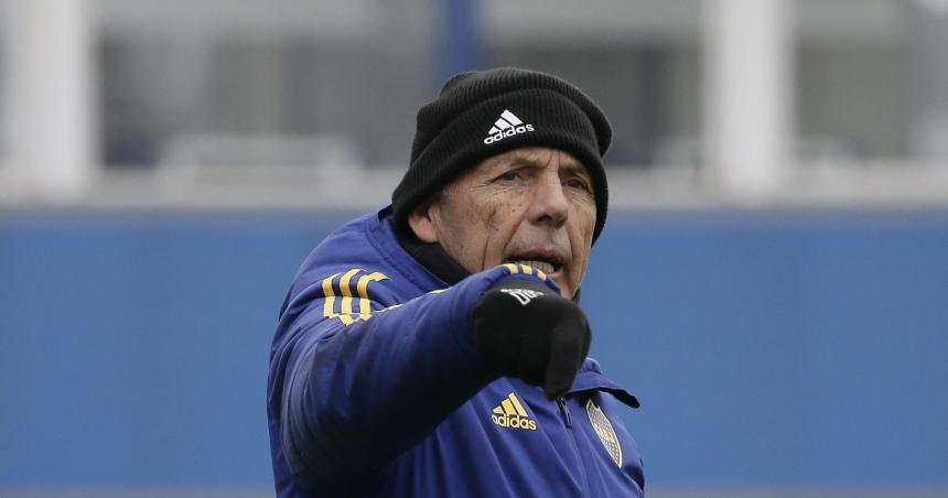 Primera praacutectica de Russo en Boca