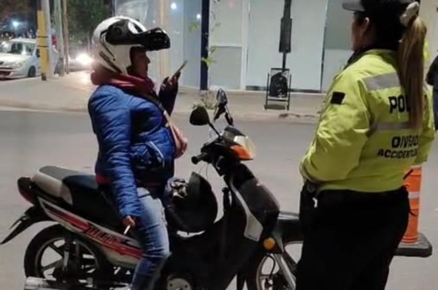 Secuestraron una moto UBER en Santa Rosa