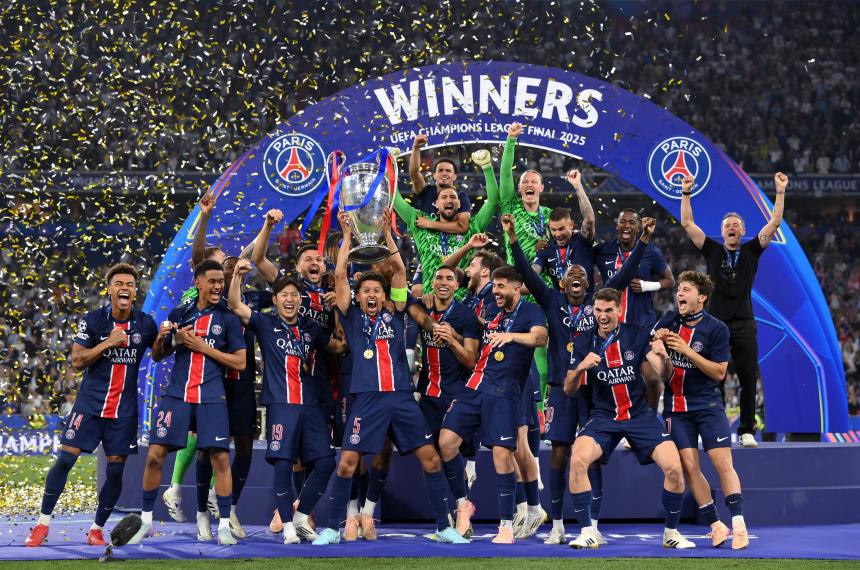 PSG aplastoacute al Inter y se llevoacute su primera Champions League