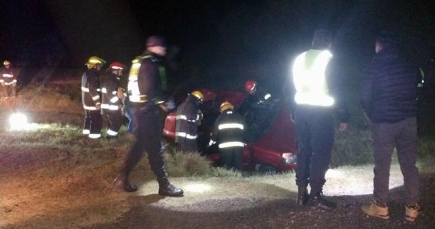 Dos heridos por un vuelco en la Ruta 1- el conductor estaba alcoholizado