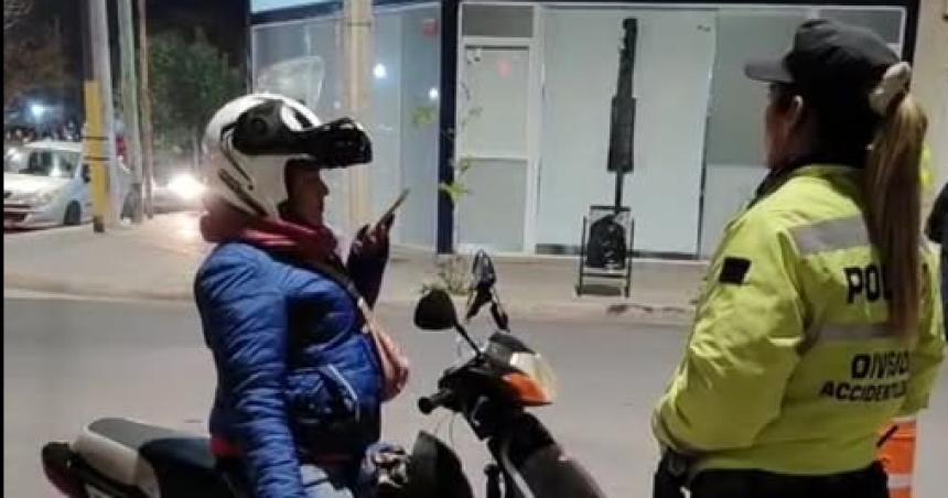 Secuestraron una moto UBER en Santa Rosa
