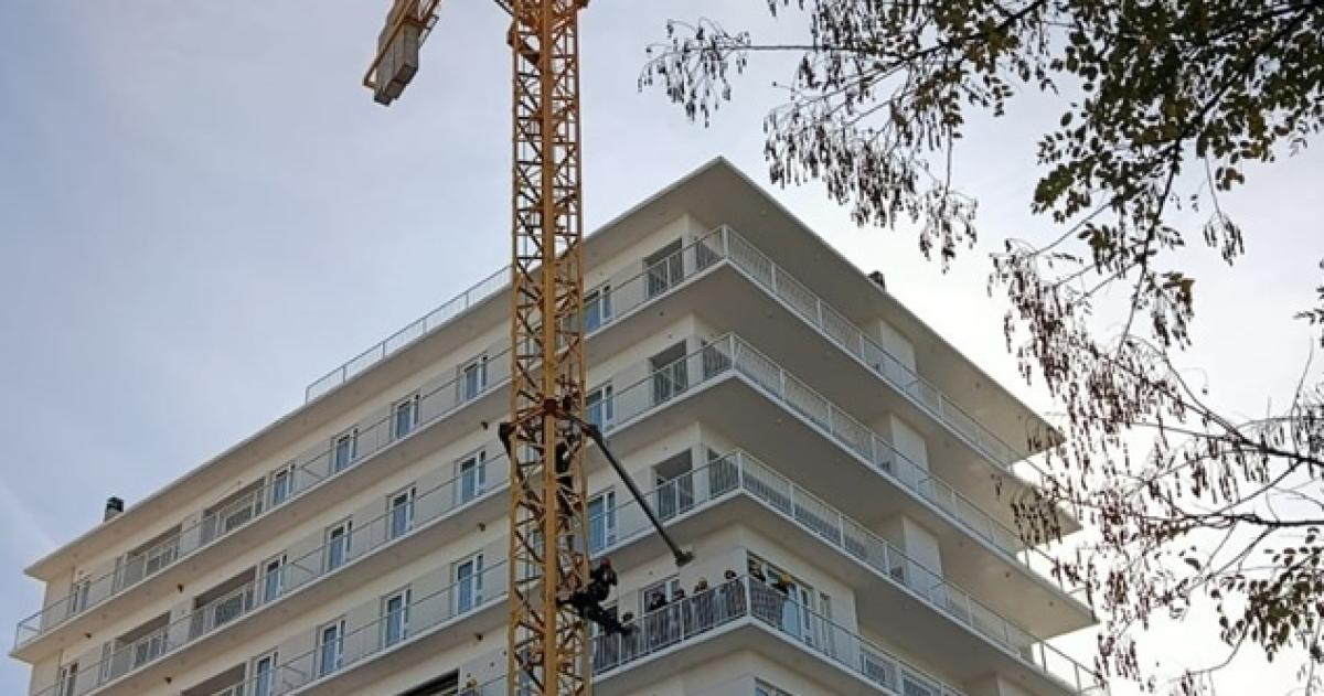 Primer simulacro de rescate en altura en la Provincia