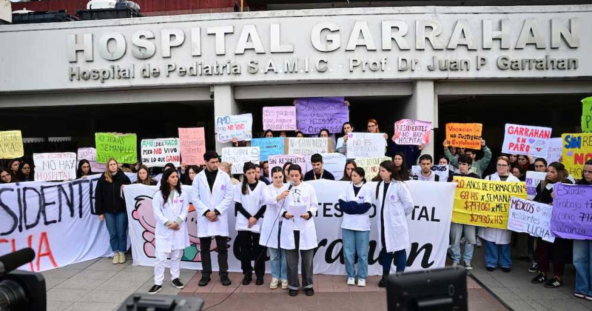 Se agrava el conflicto en el Garrahan- los residentes rechazaron la propuesta del Gobierno