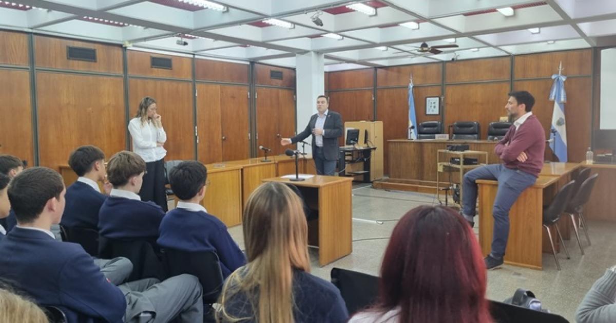 Funcionarios judiciales realizaron dos simulacros de audiencia