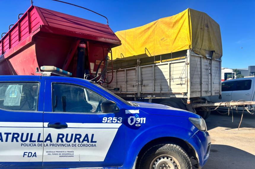 Detienen a riojano por el robo de 130 toneladas de soja en Embajador Martini