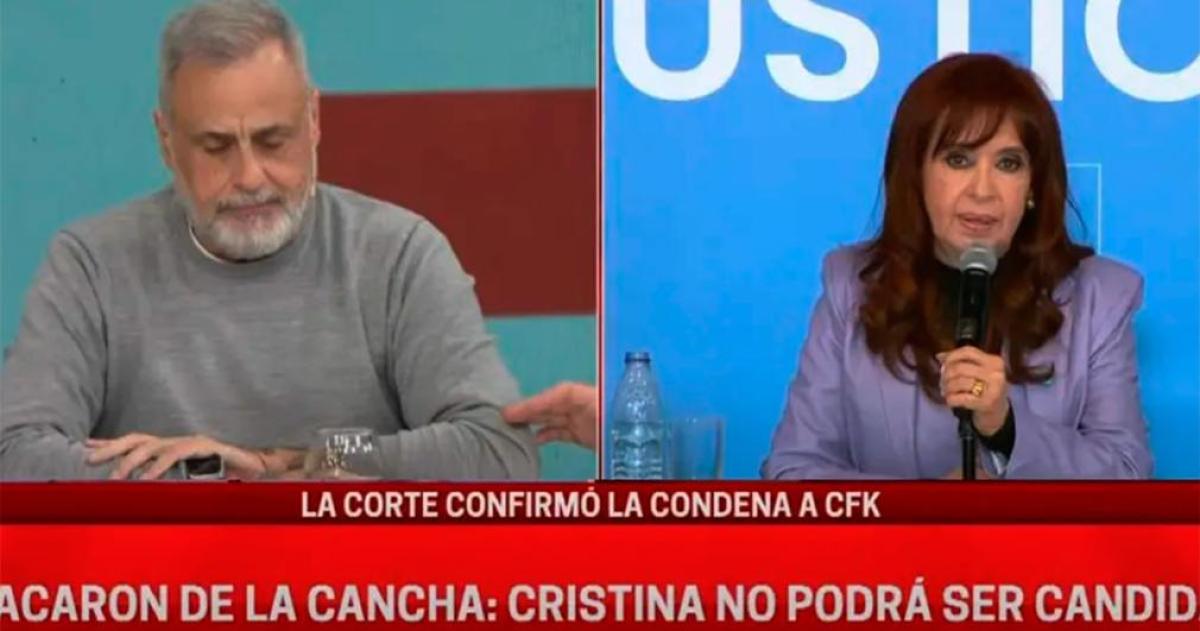 La reaccioacuten de Jorge Rial en vivo durante la condena de Cristina- Esto es muy duro