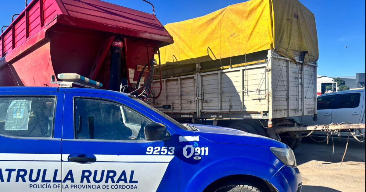 Detienen a riojano por el robo de 130 toneladas de soja en Embajador Martini