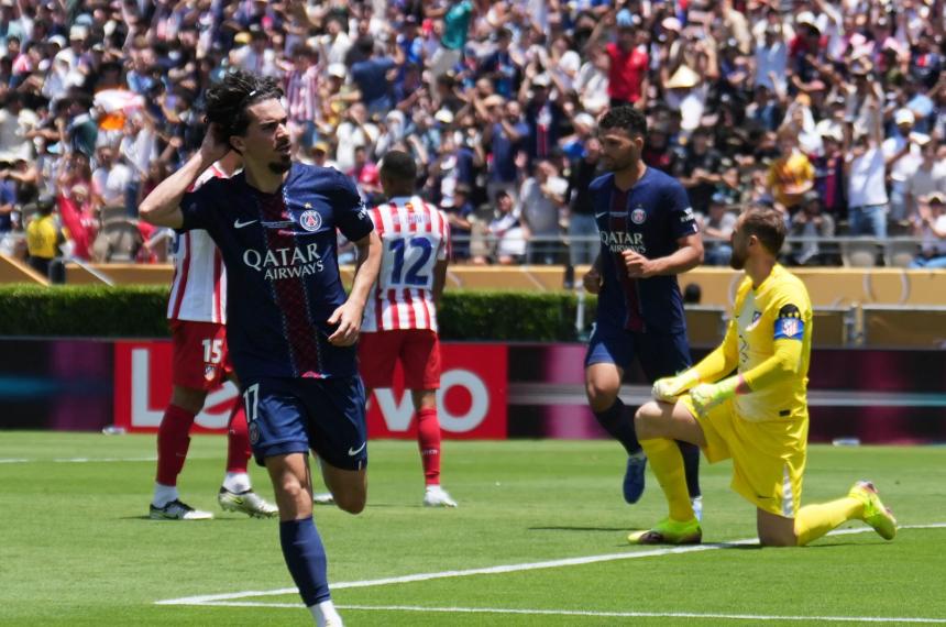 PSG goleoacute al Atleacutetico de Madrid