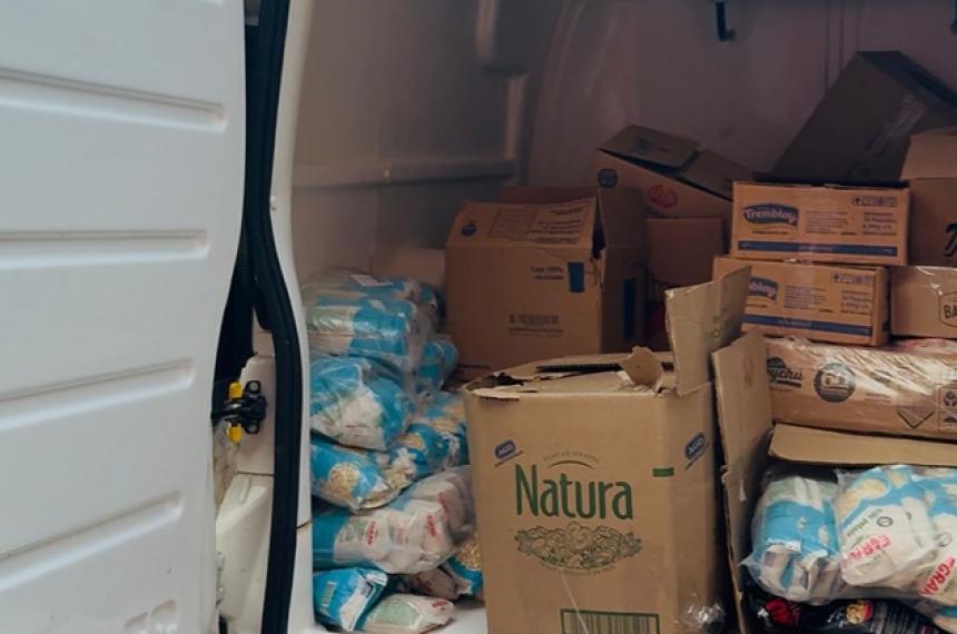 El municipio de Pico entregoacute mercaderiacutea aportada por el Banco de alimentos 
