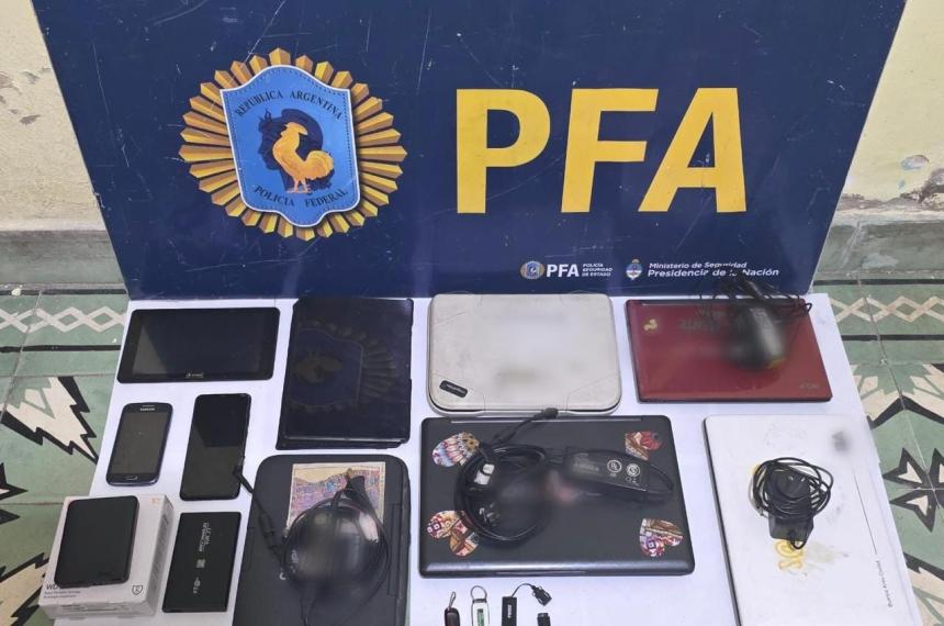 La PFA desbaratoacute una organizacioacuten que comercializaba material pornograacutefico infantil