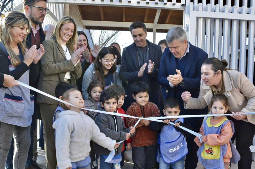 Inauguraron el 13deg Centro de Desarrollo Infantil en Intendente Alvear