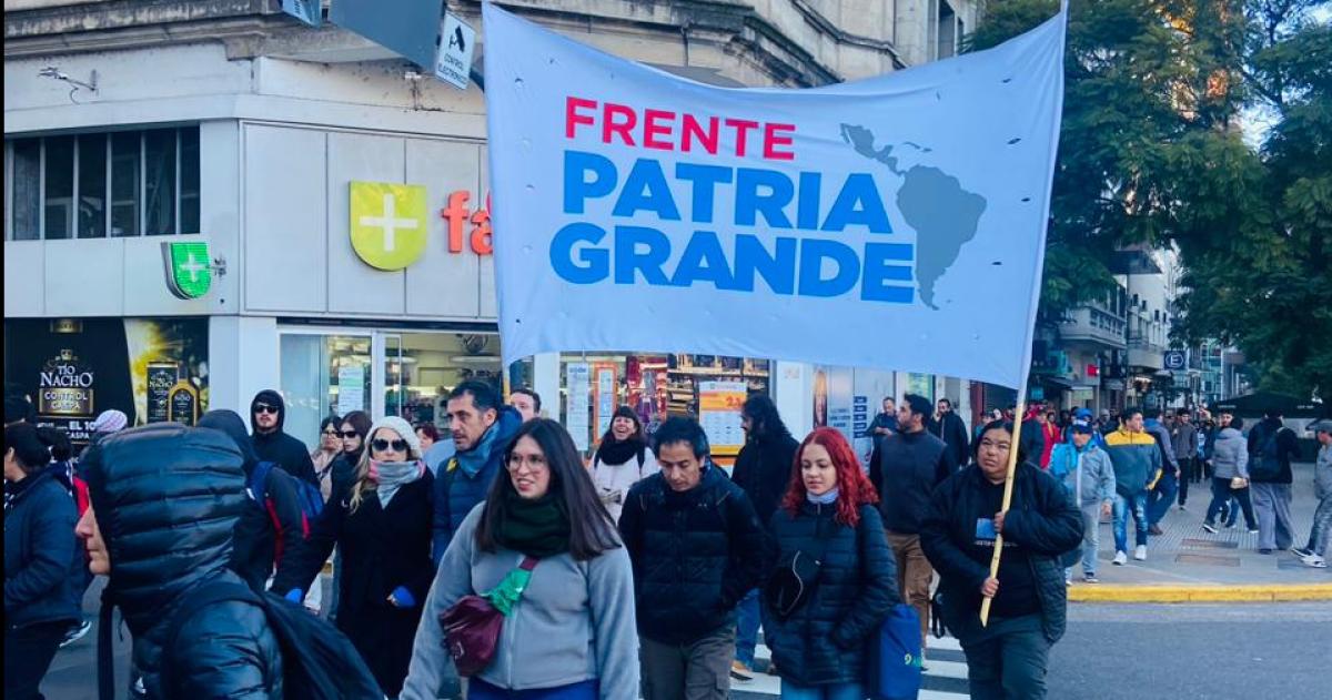 Patria Grande La Pampa marcha a Plaza de Mayo