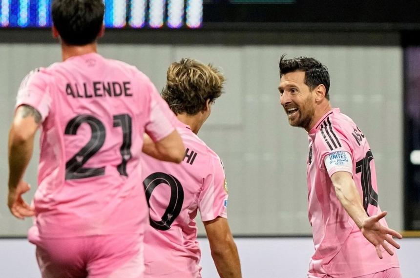 De la mano de Messi Inter Miami bajoacute al Porto y es liacuteder