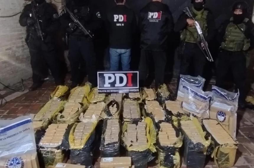 Secuestraron maacutes de 500 kilos de marihuana en un allanamiento