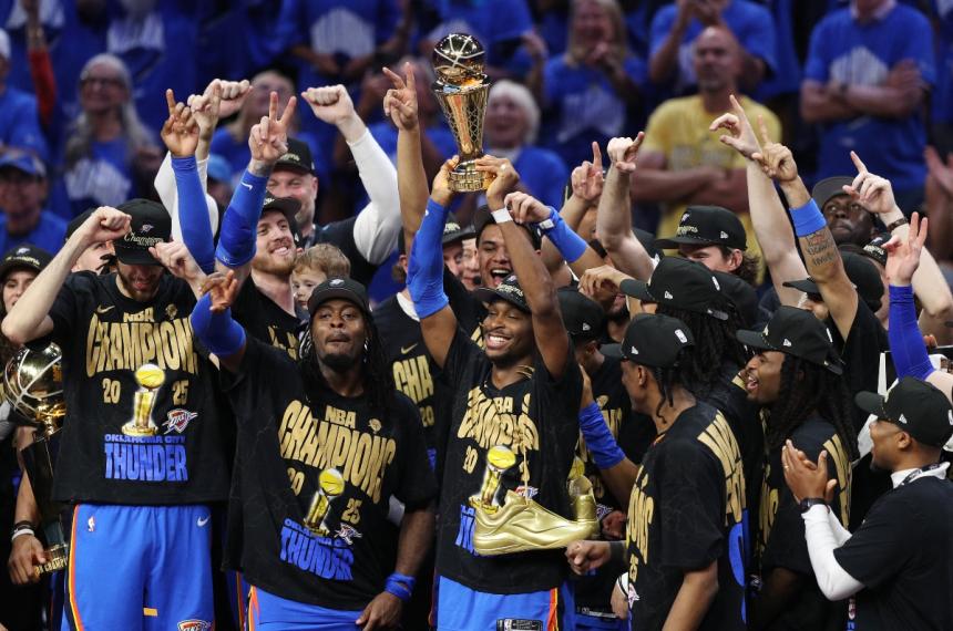 Oklahoma City Thunder son los nuevos reyes de la NBA
