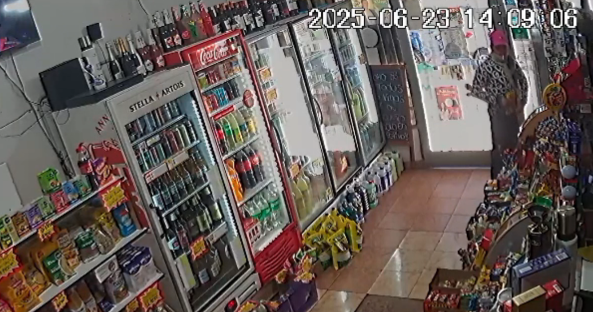 Un trapito roboacute en un comercio y quedoacute filmado