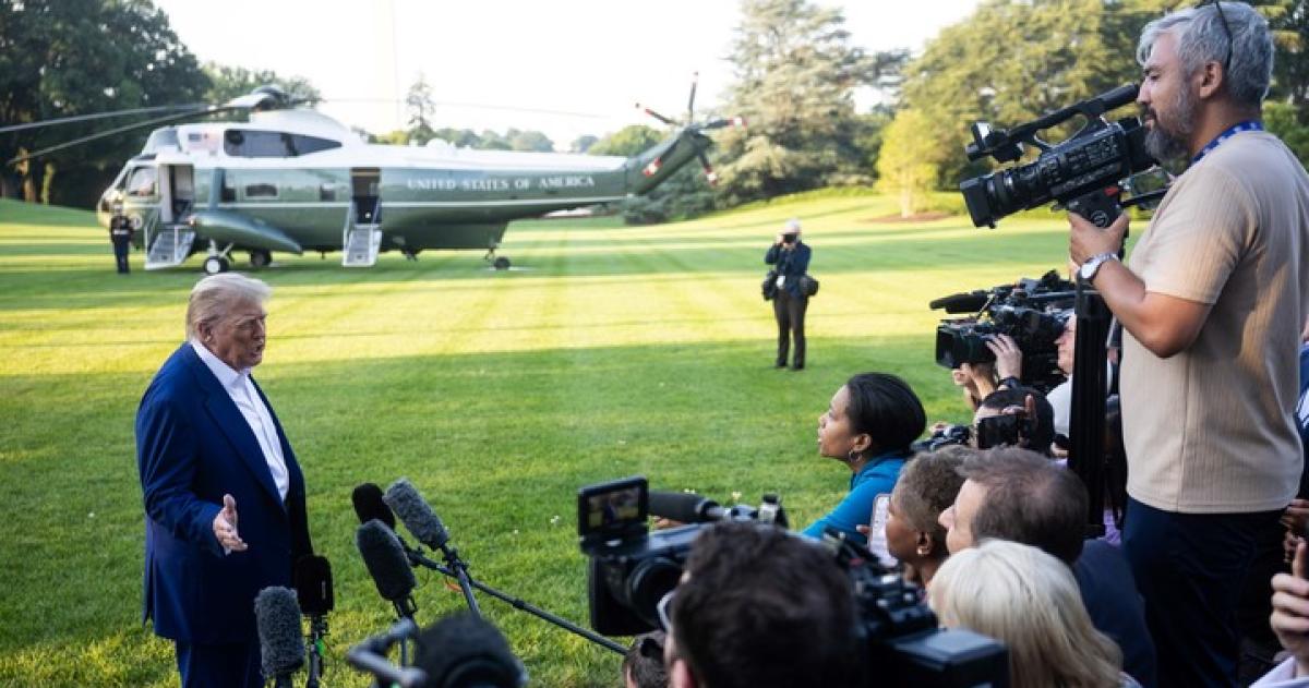 Con posteos y fuertes declaraciones Trump quiere imponer el cese del fuego