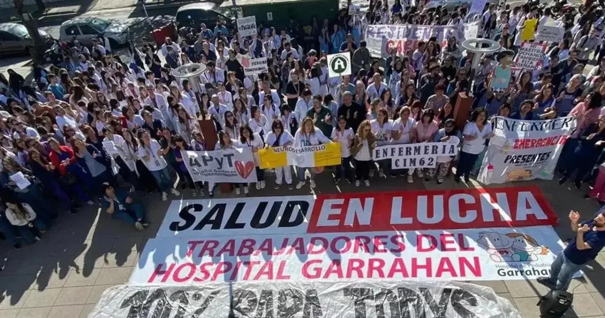 Dos nuevos paros en el Garrahan porque pretenden vaciarlo y destruirlo