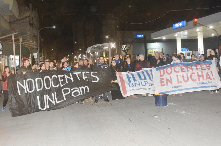 Jornada de lucha por la Ley de Financiamiento Universitario en la UNLPam