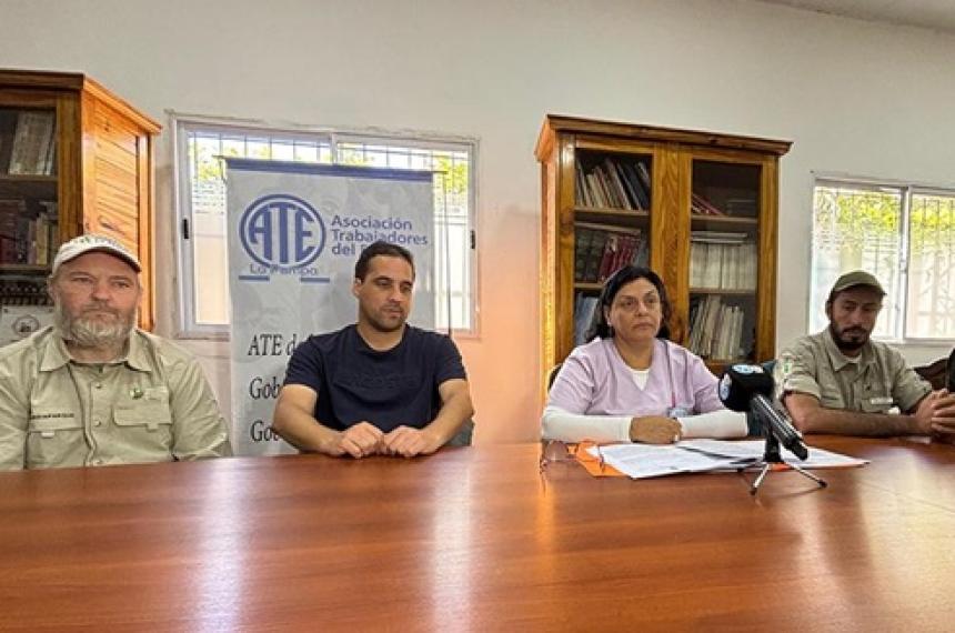 Reunioacuten entre ATE y el gobierno provincial por el reclamo de los guardaparques