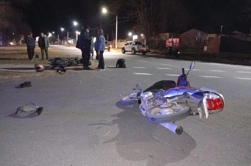 Dos accidentes de traacutensito en pocas cuadras sacudieron la tarde de Toay